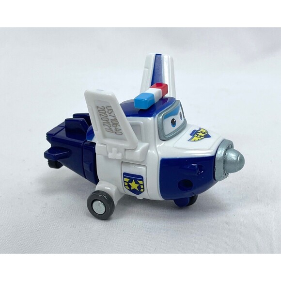 Super Wings Transforming Planes Mini Airplanes Set 5 Transform-A-Bots Jett - Picture 3 of 7